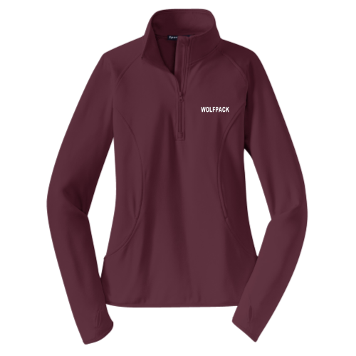 Lincoln Wolfpack - Ladies Sport Wicking 1-4 Zip Pullover