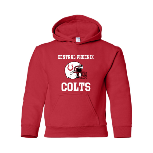 Load image into Gallery viewer, Central Phoenix Colts YFB - Youth Pullover Hood Sweatshirt
