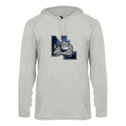 Load image into Gallery viewer, Northern Lehigh Wrestling - Adult LS Performance Tee with Hood
