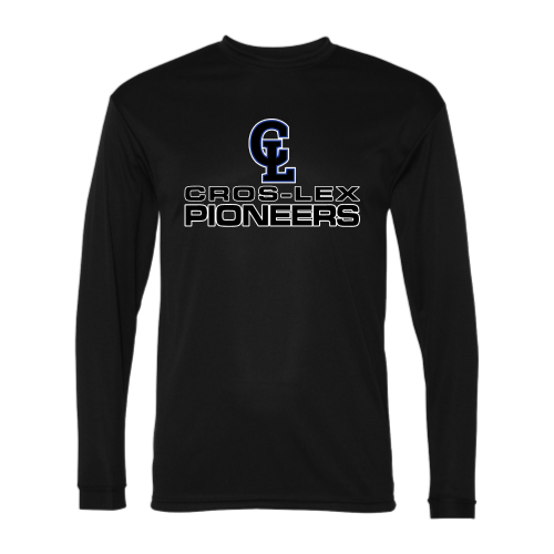 Load image into Gallery viewer, Cros-Lex Pioneers - Adult LS Performance Tee
