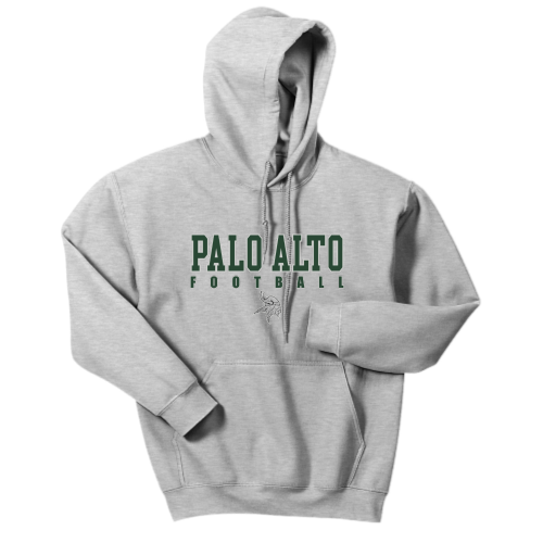 Palo Alto HS - Football - Adult Pullover Hood Sweatshirt