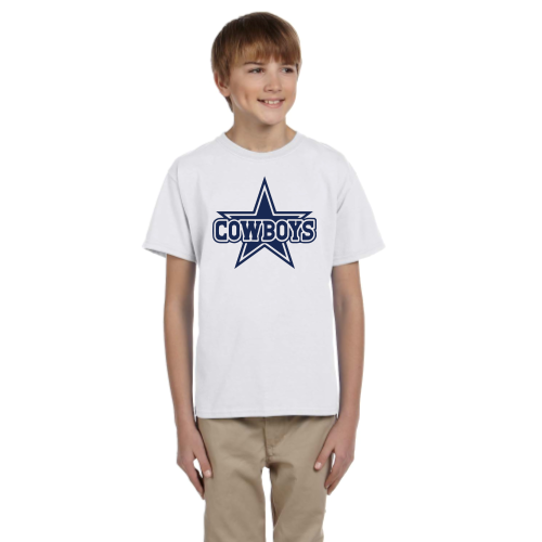 Load image into Gallery viewer, TV Cowboys - Youth Short Sleeve Cotton Tee
