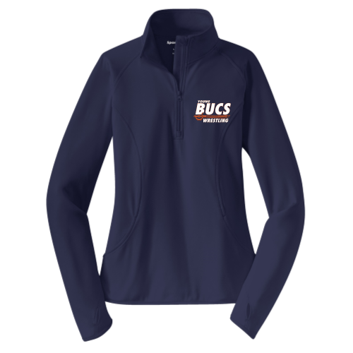 Young Bucs - Ladies Sport Wicking 1-4 Zip Pullover