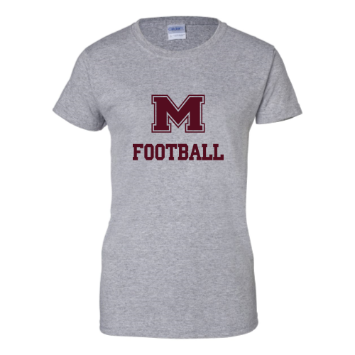 Load image into Gallery viewer, Milford Football - Ladies Short Sleeve Cotton Tee
