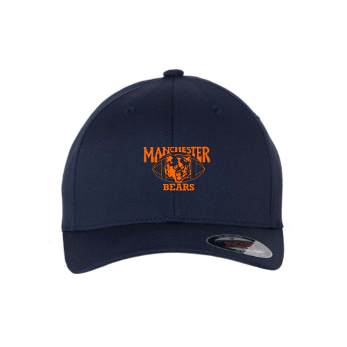 Manchester Bears Football -  Cotton Blend Fitted Cap Navy