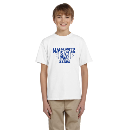 Load image into Gallery viewer, Manchester Bears Football -  Youth Short Sleeve Cotton Tee
