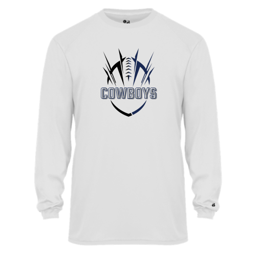 Tanque Cowboys - Youth LS Performance Tee