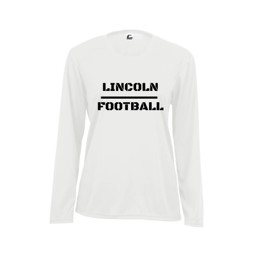 Lincoln Football - Ladies LS Performance Tee