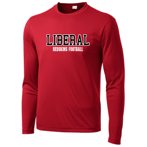 Load image into Gallery viewer, Liberal Redskins - Sport-Tek LS PosiCharge Competitor Tee
