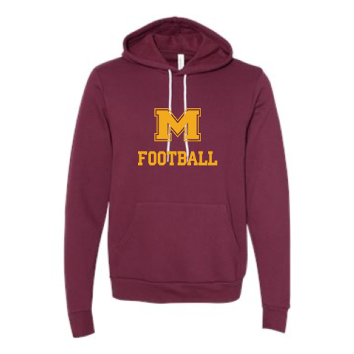 Load image into Gallery viewer, Milford Football - Adult Premium Pullover Hood Sweatshirt
