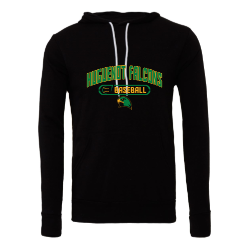 Huguenot Falcons Baseball - Adult Premium Pullover Hood Sweatshirt