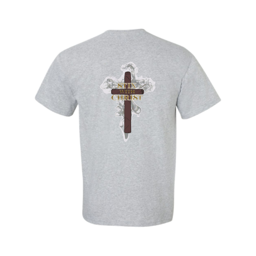 Load image into Gallery viewer, Stix with Christ - Adult Short Sleeve Cotton Tee
