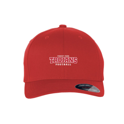 Load image into Gallery viewer, Forest Park Trojans - Cotton Blend Fitted Cap
