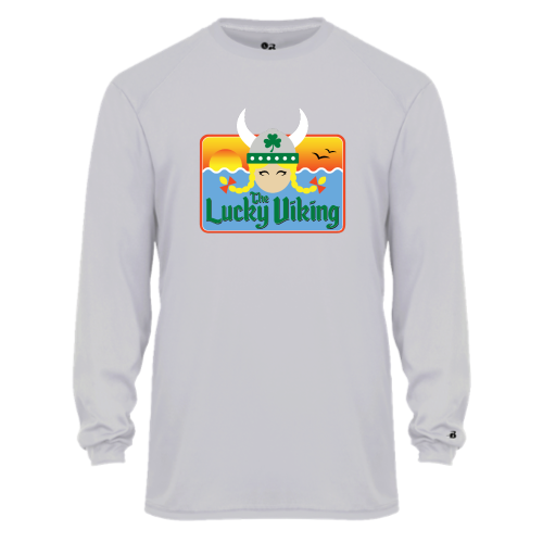 Load image into Gallery viewer, The Lucky Viking -  Youth LS Performance Tee
