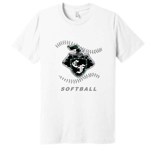 Load image into Gallery viewer, Clear Falls HS - Softball - Canvas Adult Short Sleeve Cotton Tee
