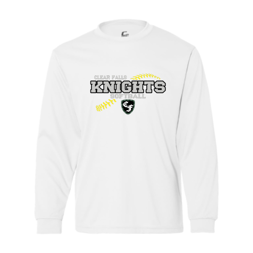 Load image into Gallery viewer, Clear Falls Knights - Softball - Ladies LS Performance Tee
