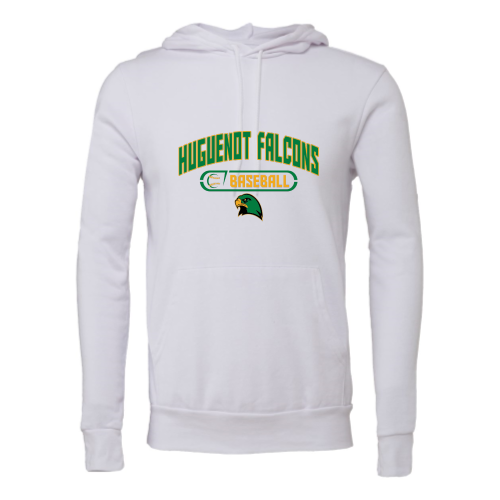 Load image into Gallery viewer, Huguenot Falcons Baseball - Adult Premium Pullover Hood Sweatshirt
