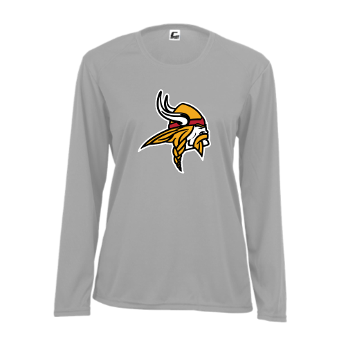 Load image into Gallery viewer, Mills Football - Ladies LS Performance Tee
