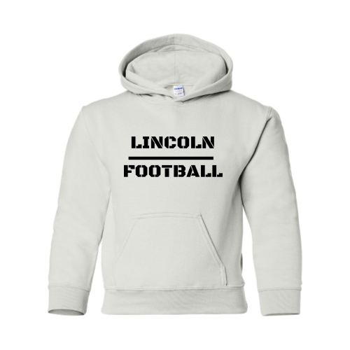 Load image into Gallery viewer, Lincoln Football - Youth Pullover Hood Sweatshirt
