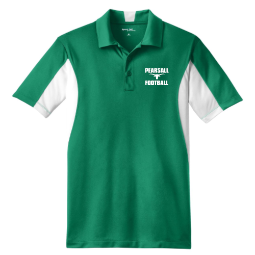 Pearsall Foottball - Side Blocked Sport-Wick Polo