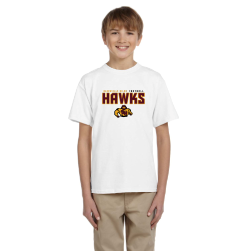 Load image into Gallery viewer, Blackville Hilda Football - Youth Short Sleeve Cotton Tee
