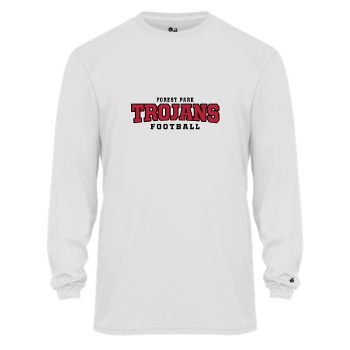 Forest Park Trojans - Youth LS Performance Tee