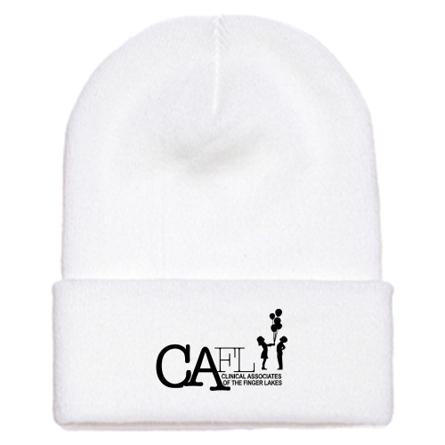 CAFL - Yupoong Adult Cuffed Knit Beanie Black