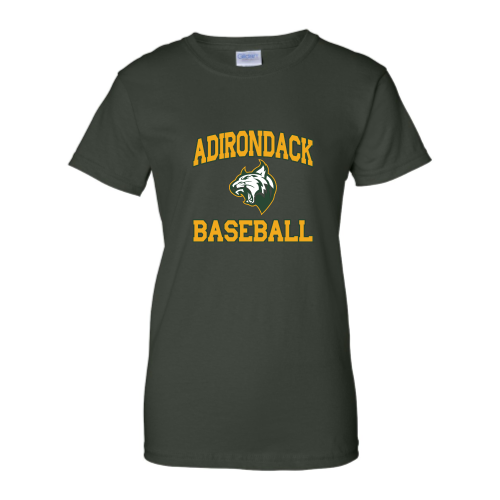 Load image into Gallery viewer, Adirondack Baseball - Ladies Short Sleeve Cotton Tee
