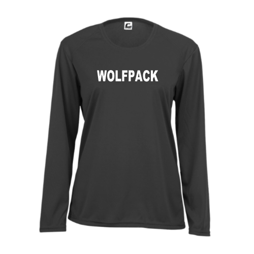 Lincoln Wolfpack - Ladies LS Performance Tee