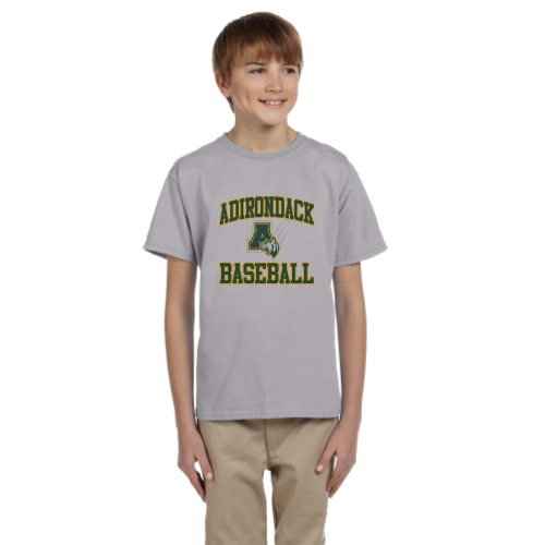Adirondack Baseball - Youth Short Sleeve Cotton Tee
