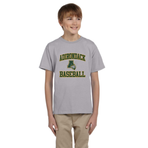 Load image into Gallery viewer, Adirondack Baseball - Youth Short Sleeve Cotton Tee
