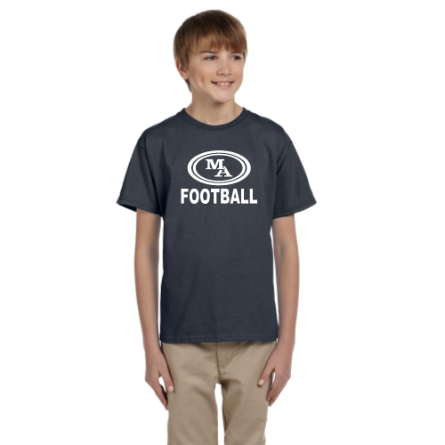 Load image into Gallery viewer, MA Football -  Youth Short Sleeve Cotton Tee
