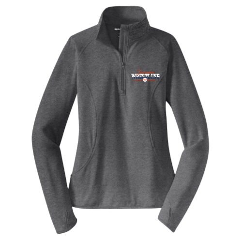 Beech High School Wrestling - Ladies Sport Wicking 1-4 Zip Pullover