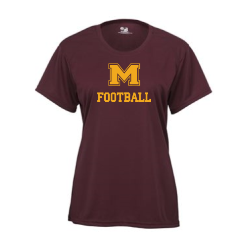 Load image into Gallery viewer, Milford Football - Ladies B-Core SS Performance Tee
