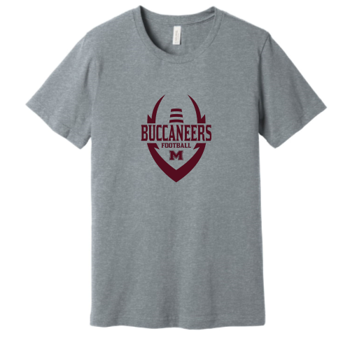 Milford Buccaneers - Canvas Adult Short Sleeve Cotton Tee
