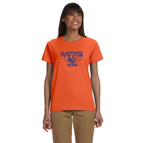 Manchester Bears Football -  Ladies Short Sleeve Cotton Tee