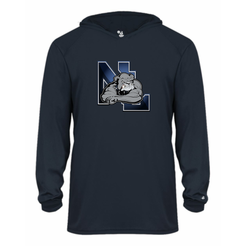 Northern Lehigh Wrestling - Youth LS Performance Tee with Hood