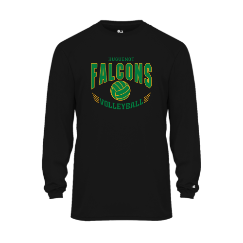 Huguenot Volleyball - Youth LS Performance Tee