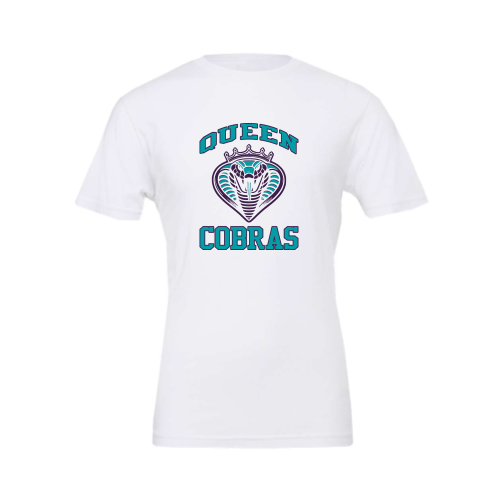 Load image into Gallery viewer, Queen Cobras - Canvas Adult Short Sleeve Cotton Tee
