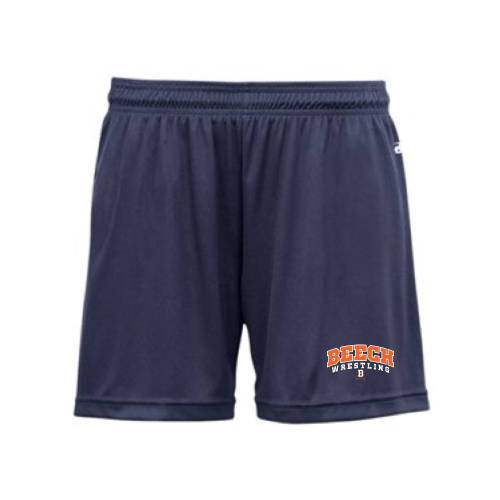 Beech High School Wrestling Navy - B-Core Ladies 5 Performance Short