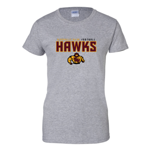 Load image into Gallery viewer, Blackville Hilda Football - Ladies Short Sleeve Cotton Tee
