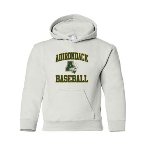 Load image into Gallery viewer, Adirondack Baseball - Youth Pullover Hood Sweatshirt
