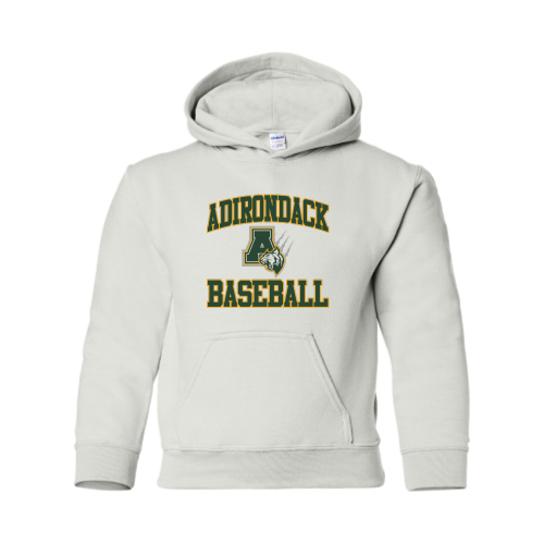 Adirondack Baseball - Youth Pullover Hood Sweatshirt