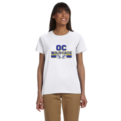 Load image into Gallery viewer, OC Wildcats - Ladies Short Sleeve Cotton Tee
