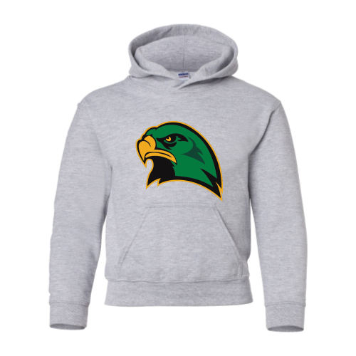 Load image into Gallery viewer, Huguenot Track and Field - Youth Pullover Hood Sweatshirt
