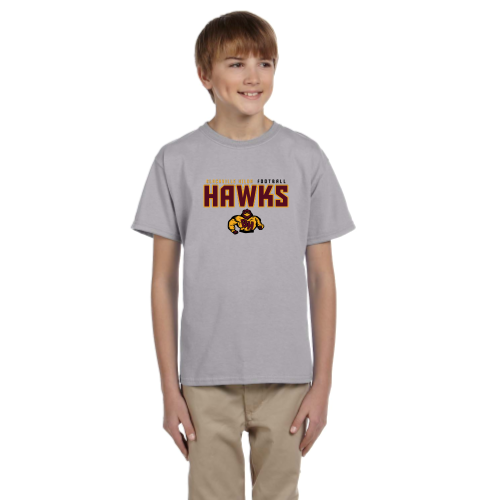 Load image into Gallery viewer, Blackville Hilda Football - Youth Short Sleeve Cotton Tee
