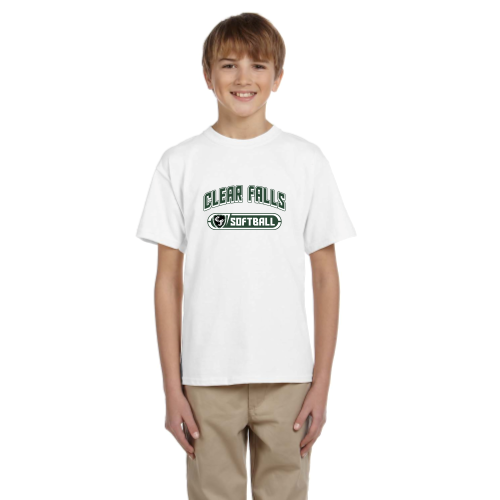 Load image into Gallery viewer, Clear Falls - Softball - Youth Short Sleeve Cotton Tee
