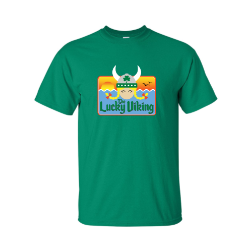 Load image into Gallery viewer, The Lucky Viking - Adult Short Sleeve Cotton Tee
