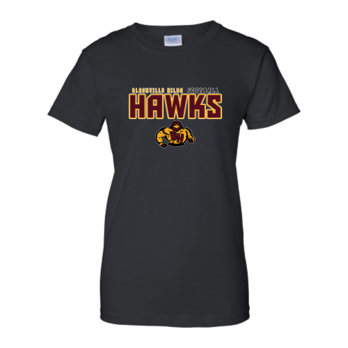 Load image into Gallery viewer, Blackville Hilda Football - Ladies Short Sleeve Cotton Tee
