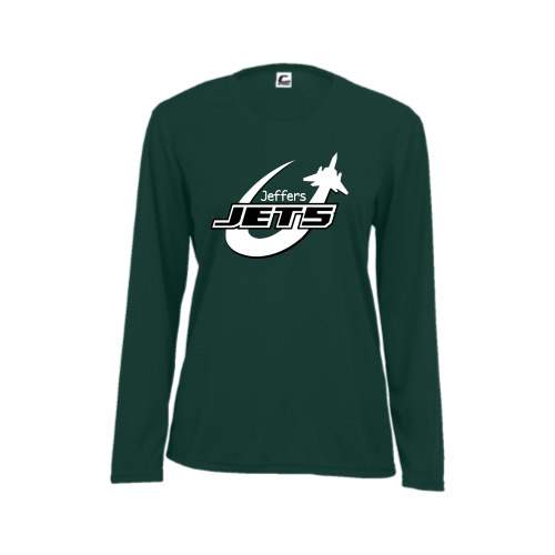 Load image into Gallery viewer, Jeffers HS -  Ladies LS Performance Tee
